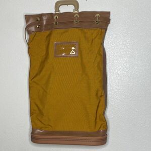 OTCO Leather/ Canvas Money/Mail Transport Bag with Built In Lock